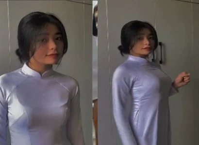 Phang em nữ sinh áo dài mông tròn phê tột đỉnh